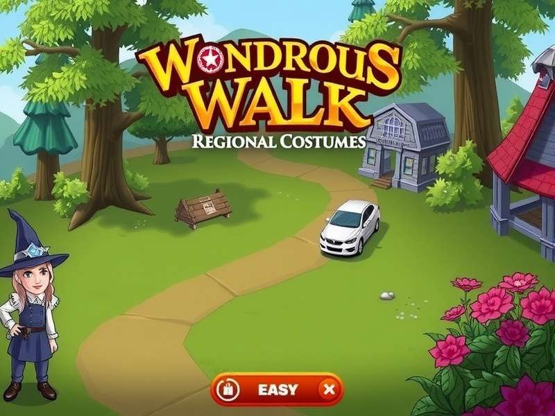 Wondrous Walk Game Screenshot